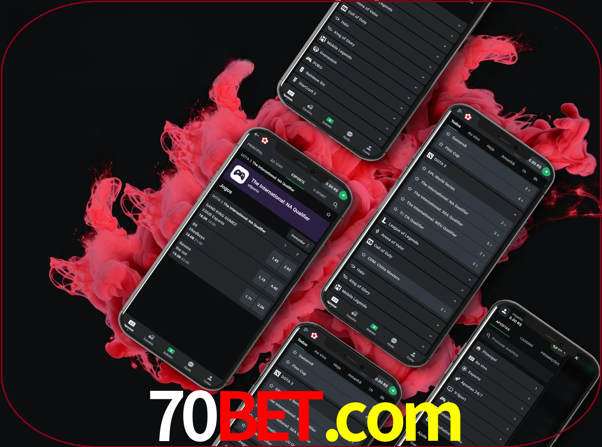 Se o seu smartphone não for compatível com a aplicação, esta opção do 70bet ajudá-lo-á a desfrutar do jogo.