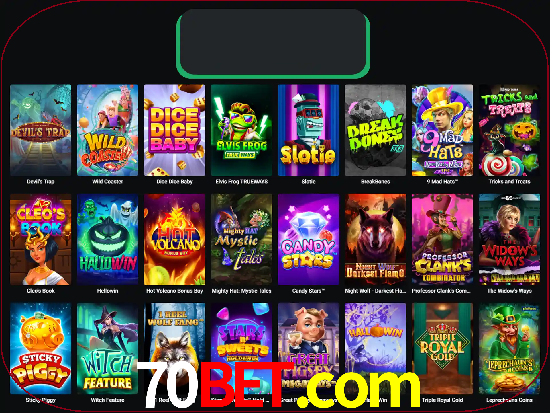 Procure por seus amados jogos de slot.