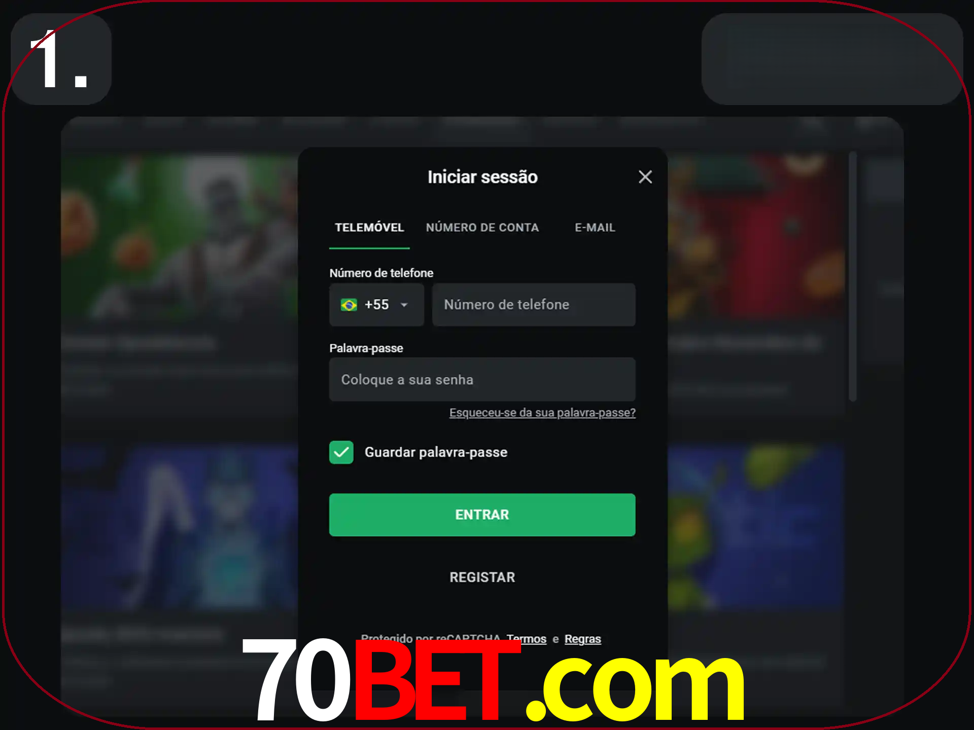 Acesse o site.
