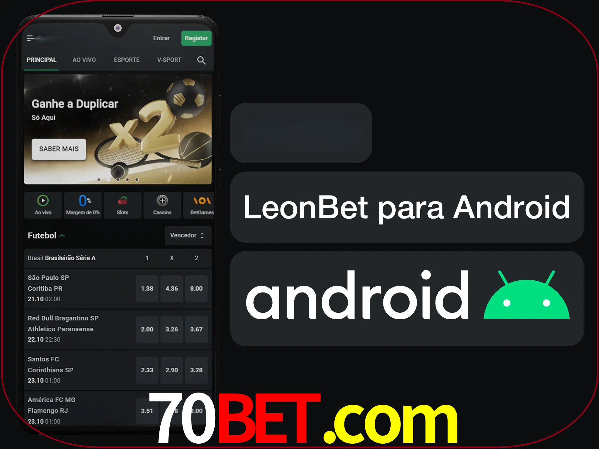 Adquira sua versão poket de LeonBet.
