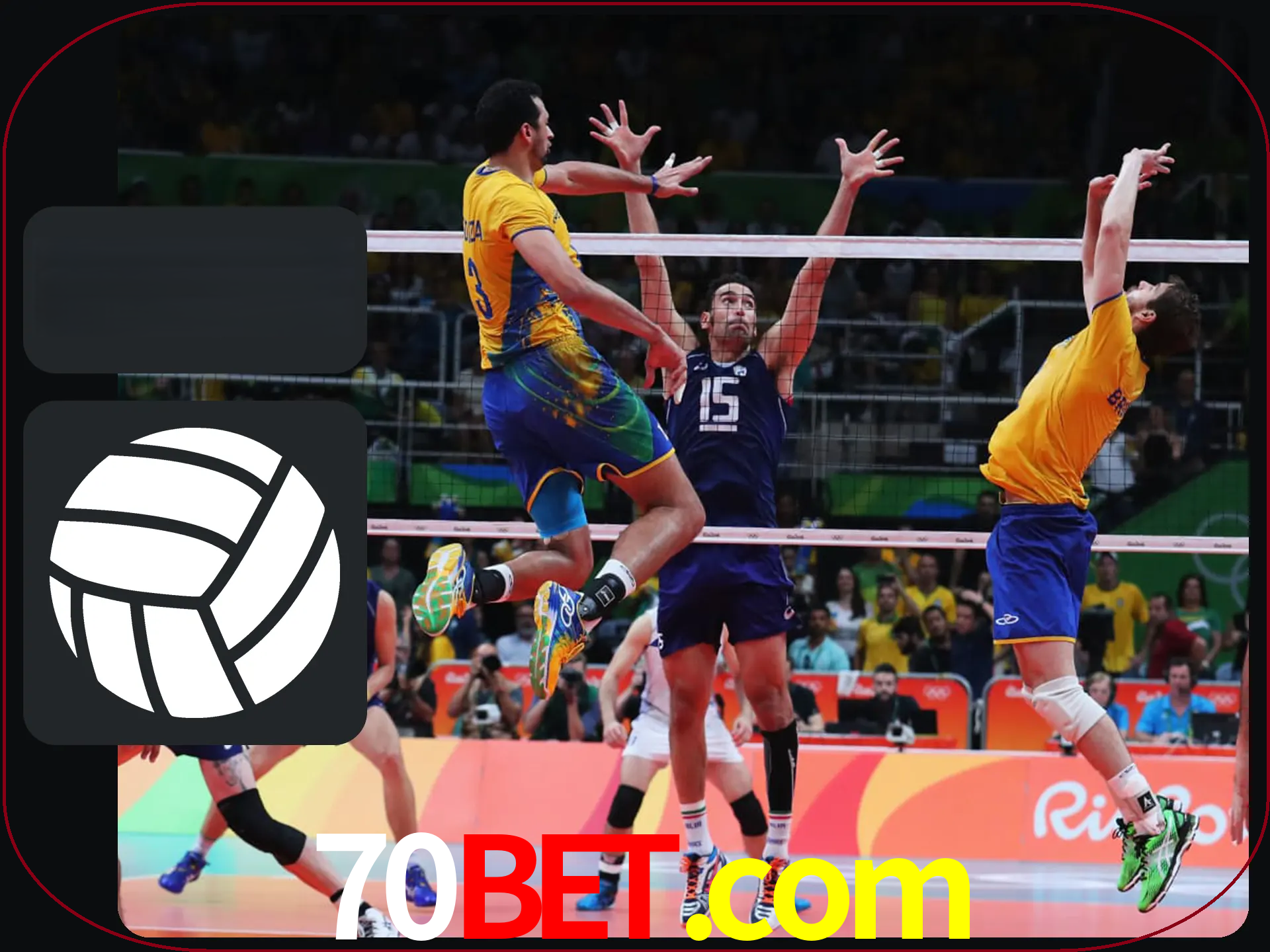 Fazer enormes ganhos apostando nas equipes de vôlei.